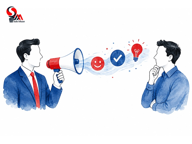 فن بیان با مشتری حضوری