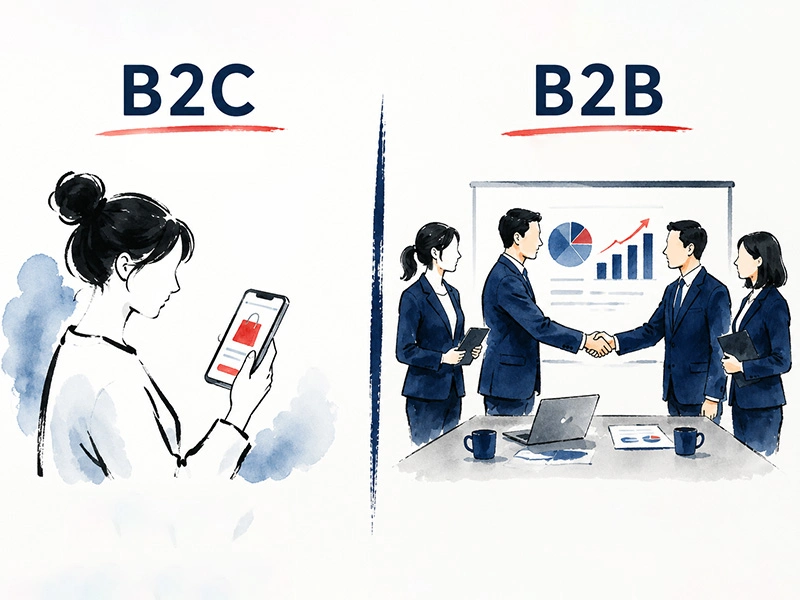 انواع فروش B2B و B2C