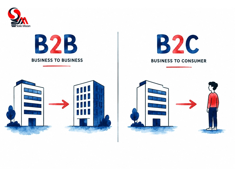 انواع فروش B2B و B2C