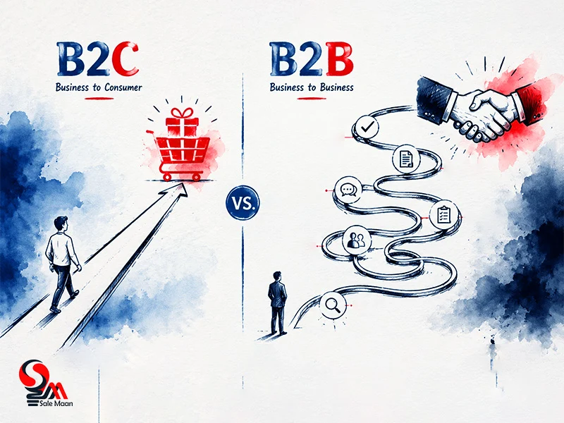 انواع فروش B2B و B2C