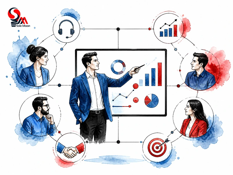 مراحل راه اندازی تیم فروش